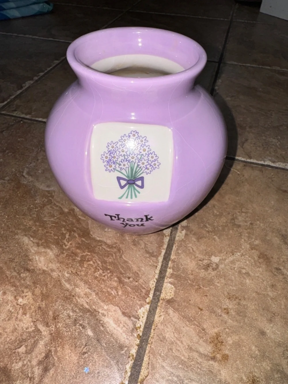 Thank You Lavender Ceramic Vase FTD FLOWERS